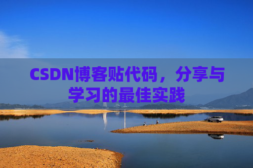 CSDN博客贴代码，分享与学习的最佳实践